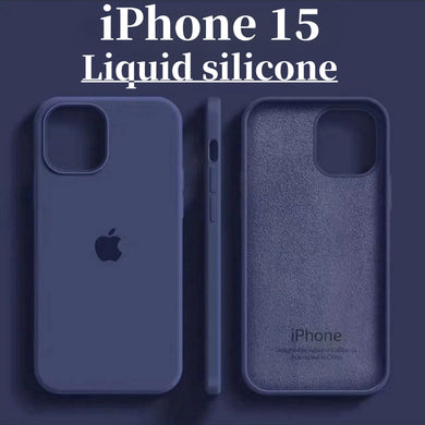 Luxury Liquid Silicone Phone Case for iPhone 15 Pro Max